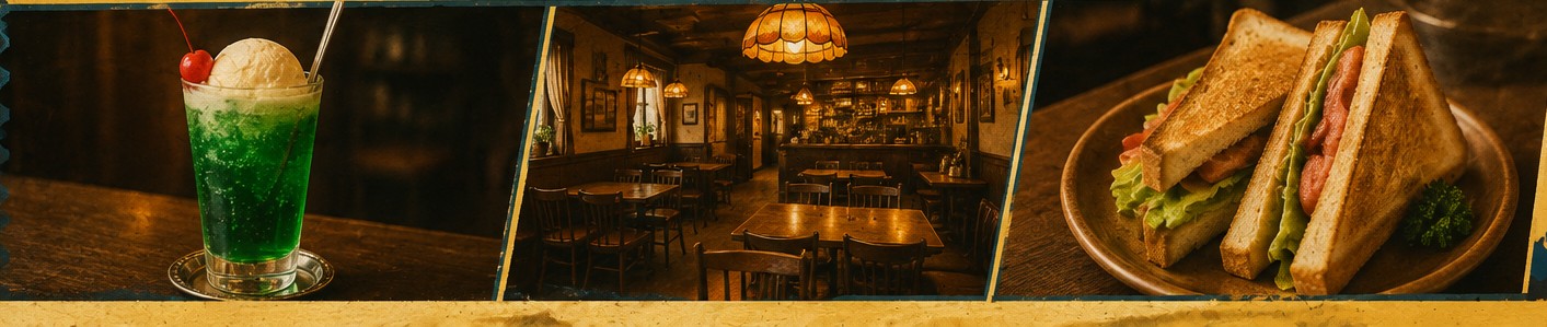 ドリンクと店内の様子
